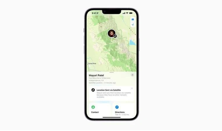 西宁苹果14维修分享iPhone14系列中 FindMy功能通过卫星分享位置方法教程 