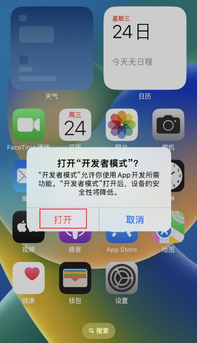 西宁苹果手机维修分享如何打开开发者模式 