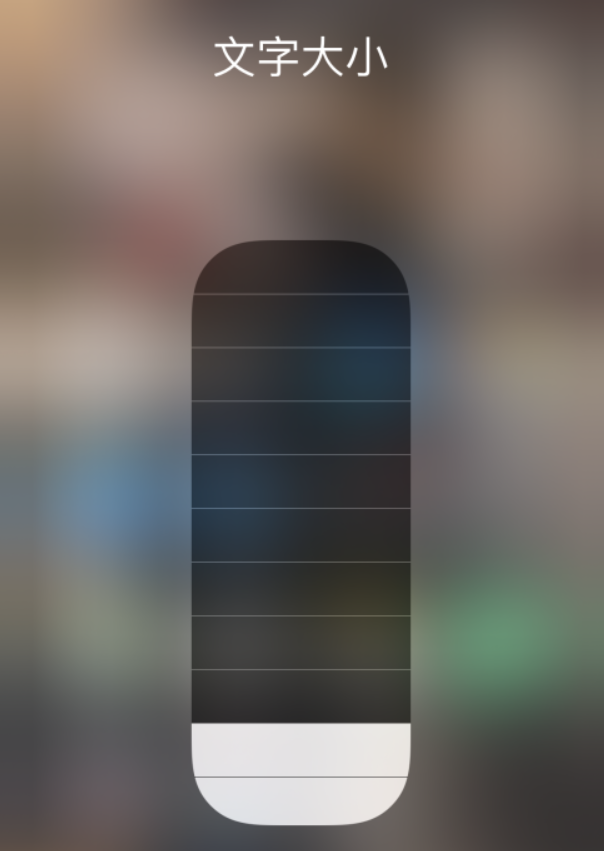 西宁苹果手机维修分享小技巧：在 iPhone 控制中心快速调节字体大小 